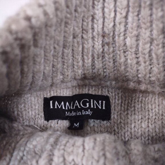 Immagini Wool Blend Knit Sweater, Made in Italy, Size Medium - Picture 5 of 9